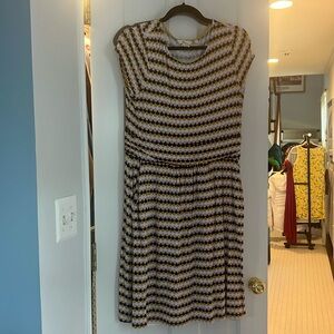 Peach, Yellow, Navy Boden Dress